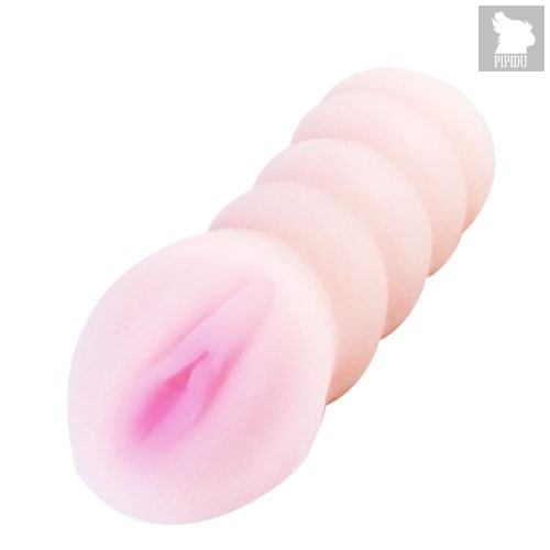 Мастурбатор-вагина с вибрацией и углублениями под пальцы - 16 см, цвет телесный - Baile