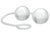 Стеклянные вагинальные шарики Climax Kegels Ben Wa Balls with Silicone Strap, цвет прозрачный - Topco Sales
