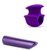 Фиолетовый вибромассажер B6 - 10,16 см., цвет фиолетовый - Blush Novelties