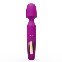 Лиловый вибратор с 2 сменными насадками R-Evolution Wand Vibrator with 2 Attachments, цвет лиловый - Love To Love