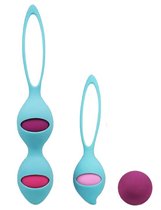 Набор из 4 вагинальных разновесных шариков Stella, цвет мятный - Winyi