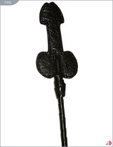 Стек витой, наконечник «фаллос», короткий, чёрный, 700 мм, Р189в - Подиум