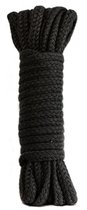 Черная веревка Tende - 10 м., цвет черный - Lola Toys