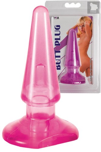 Анальная пробка Toyfa Butt Plug, цвет розовый - Toyfa