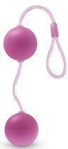 Розовые вагинальные шарики Bonne Beads, цвет розовый - Blush Novelties