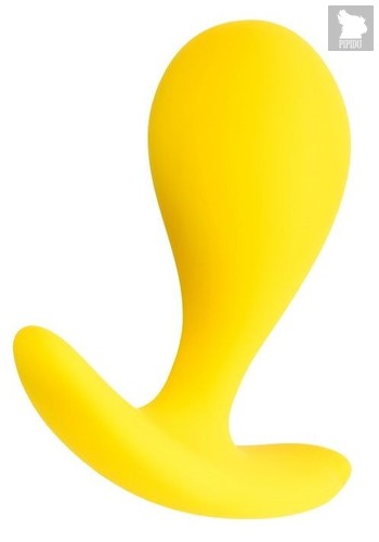 Желтая анальная втулка Blob - 5,5 см., цвет желтый - Toyfa