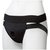 Трусики Vac-U-Lock - Panty Harness with Plug - Dual Strap, цвет черный, L-XL - Doc Johnson