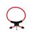 Красно-чёрное эрекционное кольцо с утяжкой RING OF POWER ADJUSTABLE RING, цвет красный - Nanma (NMC)