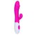 Лиловый вибратор Snappy с клиторальным отростком - 19,5 см, цвет фиолетовый - Baile