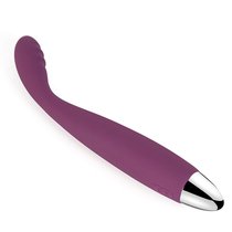Фиолетовый вибратор Cici Violet с гнущейся головкой - 18,2 см, цвет сиреневый - Svakom