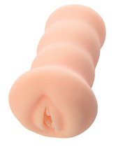 Мастурбатор-вагина Virgin с вибрацией, цвет телесный - Kokos