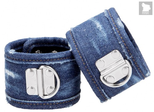 Синие джинсовые наножники Roughend Denim Style, цвет синий - Shots Media