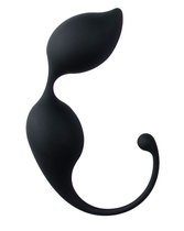 Черные вагинальные шарики Jiggle Mouse, цвет черный - Easy toys