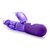 Фиолетовый вибратор с клиторальной стимуляцией Luxe Rabbit 2 - 26 см, цвет фиолетовый - Blush Novelties