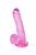 Прозрачный дилдо Intergalactic Oxygen Pink 7084-01lola, цвет розовый - Lola Toys