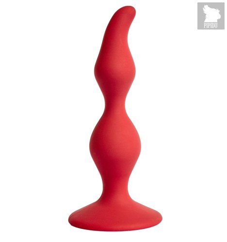 Бордовая анальная пробка Vesta - 12,5 см, цвет бордовый - Le Frivole