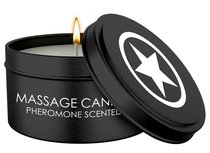 Массажная свеча с феромонами Massage Candle Pheromone Scented, цвет черный - Shots Media