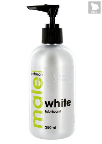 Анальная смазка на водной основе MALE Cobeco White Lubricant - 250 мл. - Cobeco