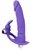 Фиолетовая вибронасадка для двойного проникновения - 15 см., цвет фиолетовый - Bioritm