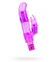 Вибратор 10-Function Bendies - Bounding Bunny Vibes, цвет фиолетовый - California Exotic Novelties