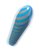 Вибратор-жезл Classix Sweet Swirl Vibrator, цвет белый/голубой - Pipedream
