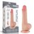 Телесный фаллоимитатор 7.5 Sliding Skin Dual Layer Dong на присоске - 19,5 см., цвет телесный - LoveToy