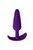 Набор из 3 фиолетовых анальных втулок A-toys, цвет фиолетовый - Toyfa
