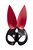 Кожаный брелок в виде маски зайчика, цвет разноцветный - Sitabella