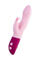 Розовый вибратор-кролик Hello Rabbit - 24,5 см., цвет розовый - Love To Love