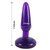 Фиолетовая анальная пробка с присоской - 15 см, цвет фиолетовый - Baile