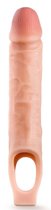 Телесная насадка на пенис 10 Inch Cock Sheath Extender - 25 см., цвет телесный - Blush Novelties