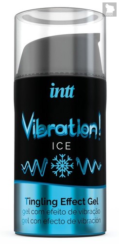 Жидкий интимный гель с эффектом вибрации Vibration! Ice - 15 мл. - INTT