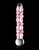 Анальный стимулятор Icicles № 7 из стекла, цвет розовый/прозрачный - Pipedream