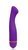 Фиолетовый силиконовый вибратор Cosmo с 20 режимами вибрации - 15,5 см., цвет фиолетовый - Bioritm