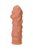 Телесная насадка на фаллос с крупными бугорками Extreme Sleeve 011 S-size - 12,7 см, цвет телесный - Kokos