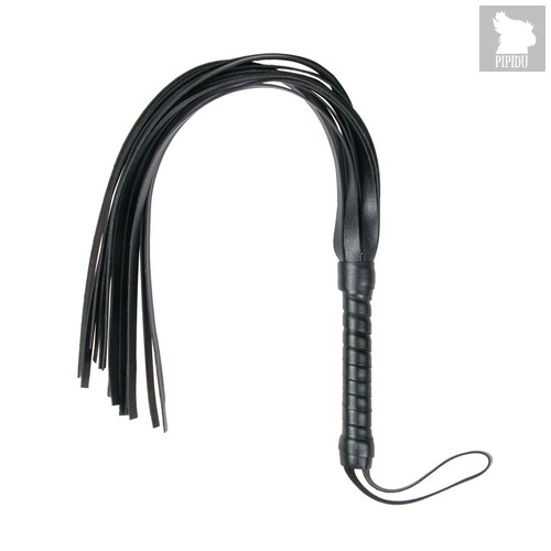 Черный флоггер Flogger Whip - 46 см., цвет черный - Easy toys