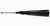 Черная многохвостая плеть с металлической ручкой - 44 см., цвет черный - МиФ