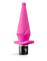 Розовый анальный вибратор LilPlug Vibrator - 13,5 см., цвет розовый - EDC Wholesale