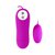 Гладкое силиконовое виброяичко Eunice с выносным пультом, цвет фиолетовый - Baile