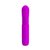Вибромассажер Leopold с поступательным движением и клитор.стимул., цвет фиолетовый - Baile
