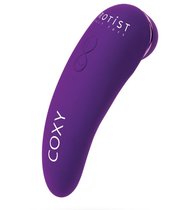 Фиолетовый бесконтактный стимулятор клитора Coxy с вибрацией