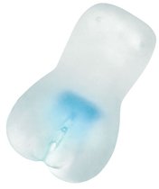 Прозрачный реалистичный мастурбатор Juicy Pussy Hot Crystal, цвет прозрачный - Toyfa