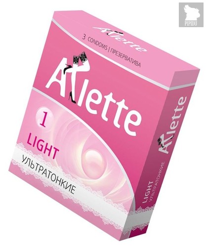 Ультратонкие презервативы Arlette Light - 3 шт. - Arlette