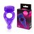 Фиолетовое эрекционное виброкольцо с шипиками, цвет фиолетовый - Bioritm