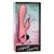 Розовый вибратор-ротатор Pasadena Player с клиторальным отростком - 21,5 см., цвет розовый - California Exotic Novelties