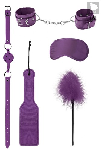 Фиолетовый игровой набор БДСМ Introductory Bondage Kit №4, цвет фиолетовый - Shots Media
