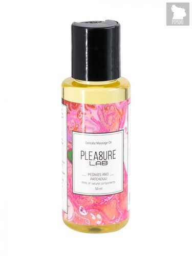 Массажное масло Pleasure Lab Delicate с ароматом пиона и пачули - 50 мл. - Pleasure Lab
