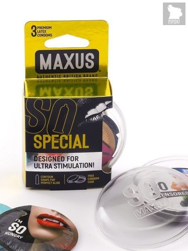 Презервативы точечно-ребристые MAXUS AIR Special №3 п/к 4289mx - maxus