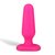 Розовый анальный плаг из силикона Seamless Silicone Butt Plug - 7,5 см., цвет розовый - all about anal