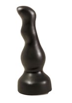 Чёрный анальный стимулятор для массажа простаты - 13,5 см - Lovetoy (А-Полимер)